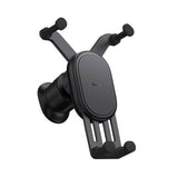 Suport Baseus Pro (SUWX030001), Stable Gravitational, Wireless Charging, for Air Vent, 15W, Negru