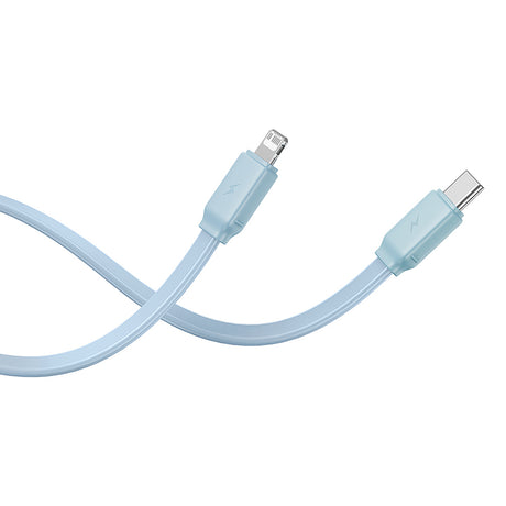 Baterie externa Baseus Qpow Pro+ (P10055002313-00), Lightning, 2x Type-C, USB, 22.5W, 20000mAh, Cable Type-C, 30cm, Albastru
