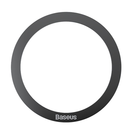 Suport Baseus (set de 2) Metal Ring Magnetic Series (PCCH000001), Universal Phone Ring for Samsung, iPhone, Negru
