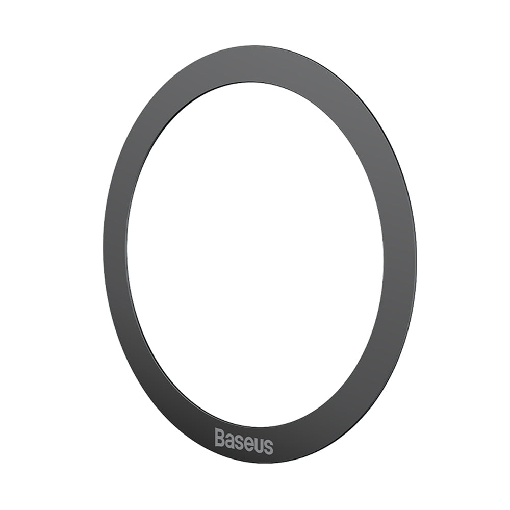 Suport Baseus (set de 2) Metal Ring Magnetic Series (PCCH000001), Universal Phone Ring for Samsung, iPhone, Negru