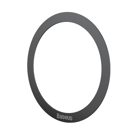 Suport Baseus (set de 2) Metal Ring Magnetic Series (PCCH000001), Universal Phone Ring for Samsung, iPhone, Negru