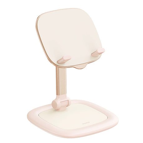 Suport Baseus Seashell (B10451501411-00), for Tablets, Phones, MagSafe, Aluminum Alloy, Roz Pastel