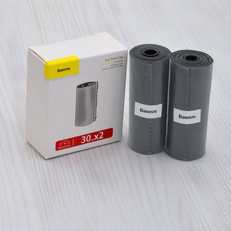 Gadget Baseus (set de 60) Trash Bag Gentleman Style (CRLJD-0G), for Trash Can, 2 Rolls, Gri