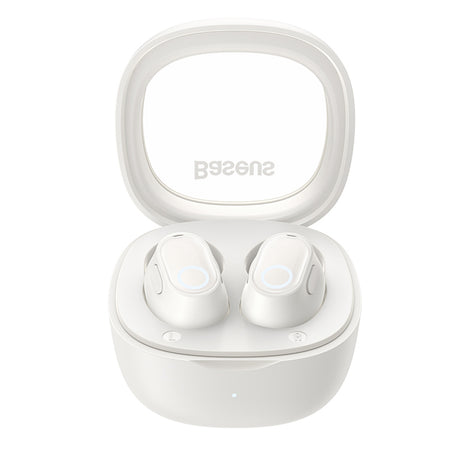 Casti Baseus Bowie WM02 (NGTW370202), Bluetooth 5.3, TWS, In-Ear, with Microphone, Crem Y White