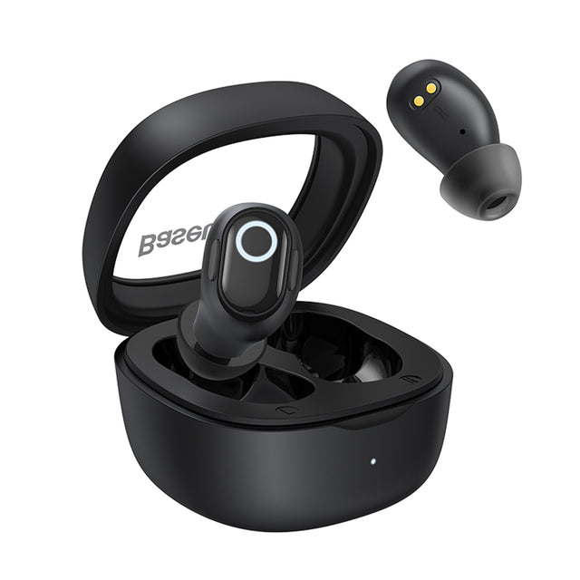 Casti Baseus Bowie WM02 (NGTW370201), Bluetooth 5.3, TWS, In-Ear, with Microphone, Negru