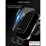 Suport Yesido (C87), Gravity Grip for Air Vent, Negru