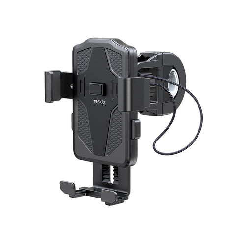 Suport Yesido Bike (C94), Automatic Grip, Front Straps, Negru