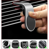 Suport Yesido (C64), Magnetic Grip for Air Vent, Negru