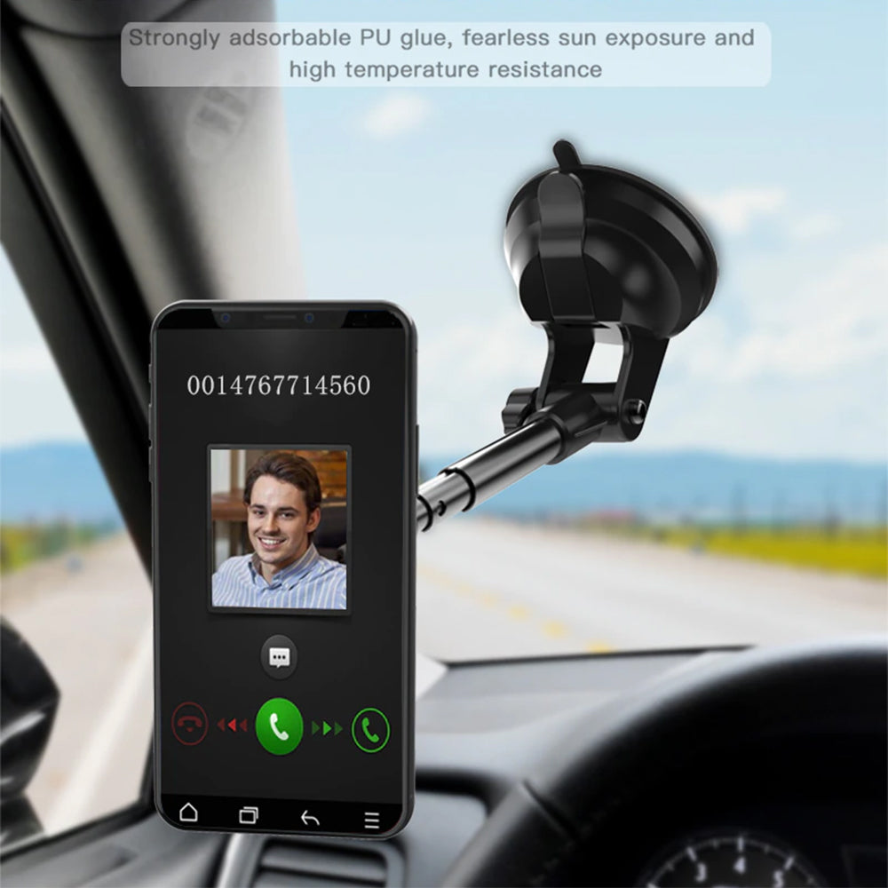Suport Yesido (C41), Extendable Arm, 360° Rotation Angle, for Dashboard, Windshield, Negru