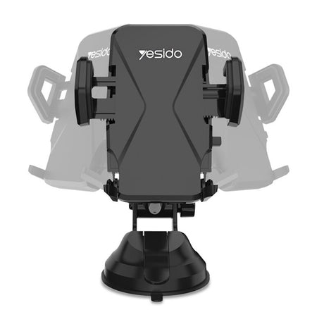 Suport Yesido (C40), Extendable Arm for Dashboard, Windshield, Negru