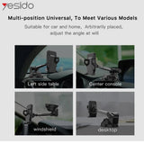 Suport Yesido (C40), Extendable Arm for Dashboard, Windshield, Negru