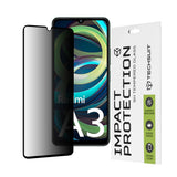 Folie de protectie Techsuit 111D Privacy Full Glue compatibil cu Xiaomi Redmi A3 / Redmi A3x, Negru