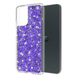Husa de protectie Techsuit Sparkly Glitter compatibil cu Motorola Moto G14, Mov