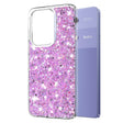 Husa de protectie Techsuit Sparkly Glitter compatibil cu Xiaomi Redmi Note 13 Pro 4G / Poco M6 Pro 4G, Magenta