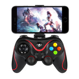 Accesoriu gaming Techsuit Wireless Controller (V8), Bluetooth V4.0, 2.4G, 400mAh, Rosu