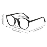 Techsuit Anti-Blue Light Glasses Reflex TR90 (F8551-C5), Round, Roz