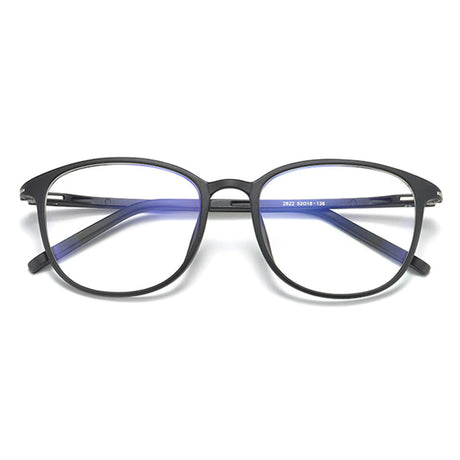 Techsuit Anti-Blue Light Glasses Reflex PC (F2822), Round, Nisipiu Black