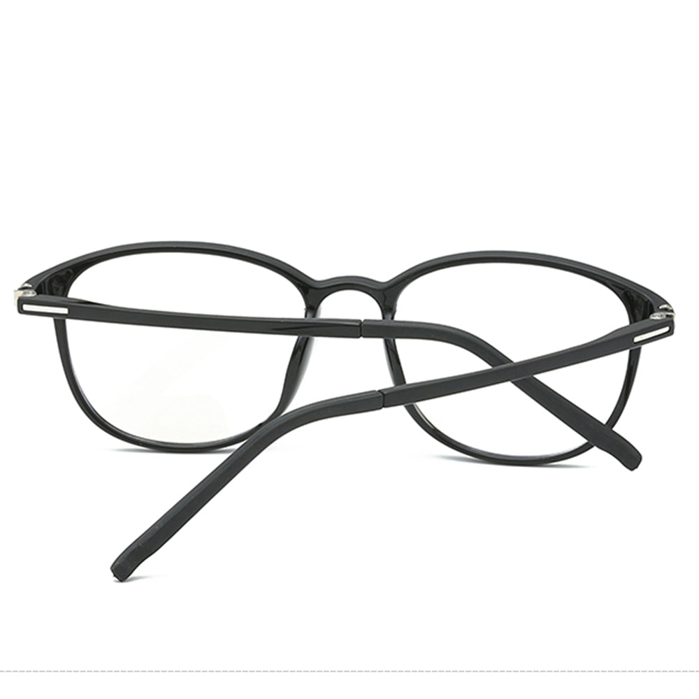 Techsuit Anti-Blue Light Glasses Reflex PC (F2822), Round, Nisipiu Black
