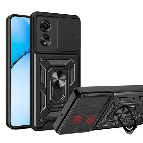 Husa de protectie Techsuit CamShield Series compatibil cu Oppo A60 4G, Negru