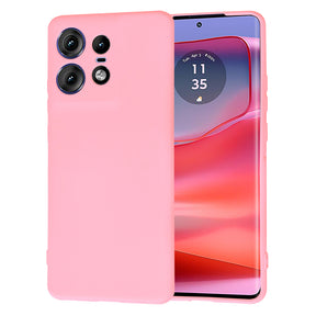 Husa de protectie Techsuit SoftFlex compatibil cu Motorola Edge 50 Pro, Chalk Pink