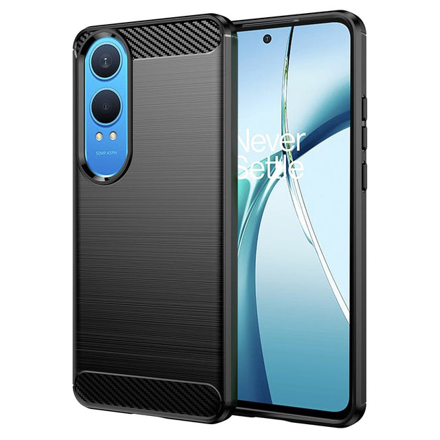 Husa de protectie Techsuit Carbon Silicone compatibil cu OnePlus Nord CE4 Lite, Negru
