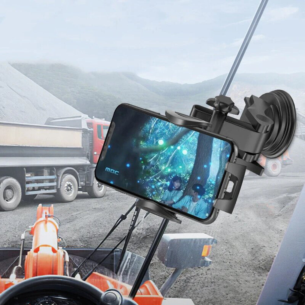 Suport Yesido (C111), Extendable Arm, 360° Rotation Angle, for Dashboard, Windshield, Negru
