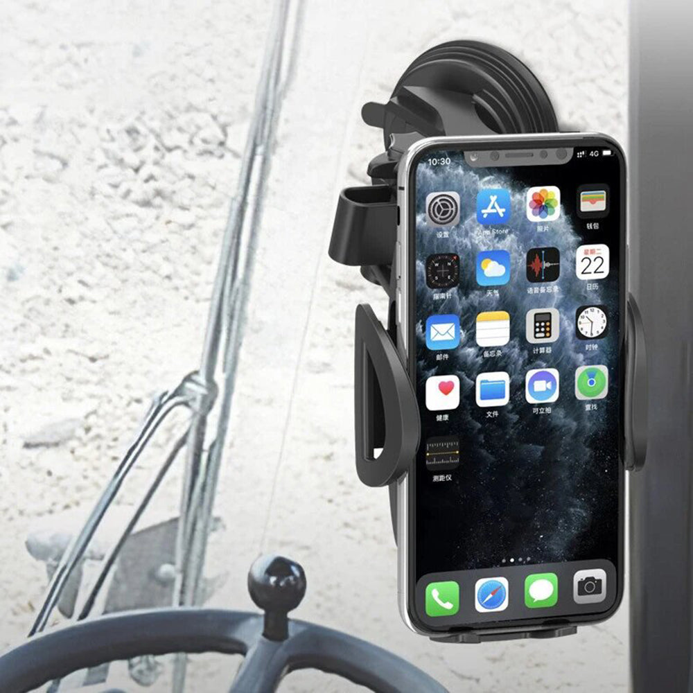 Suport Yesido (C111), Extendable Arm, 360° Rotation Angle, for Dashboard, Windshield, Negru