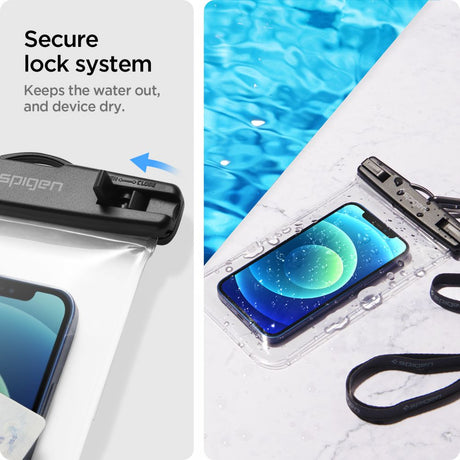 Spigen (set de 2) Waterproof Case A601 (AMP03098), IPX8, for Phone 3.5 - , Transparent