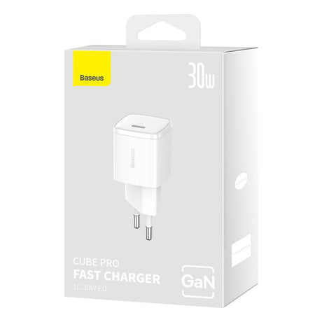Incarcator Baseus Cube Pro (CCXF000302), Fast Charger, Type-C, 30W, Alb