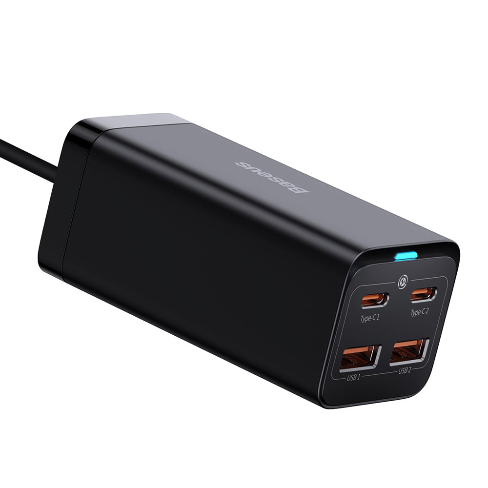 Incarcator Baseus (CCGP000101), 2xUSB-C 2xUSB-A, 100W, Negru