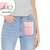 Husa de protectie Techsuit RFID Anti-Theft (AF2) compatibil cu for Cards & Keys, PU Leather, EMF Blocker, Roz