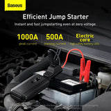 Gadget Baseus Car Jump Starter Super Energy Air (C00245501113-00), with Power Bank, 10000mAh, 1000A, USB, Type-C, Cluster Black