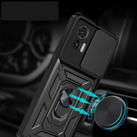 Husă Techsuit CamShield Series pentru Motorola Moto G85, neagră