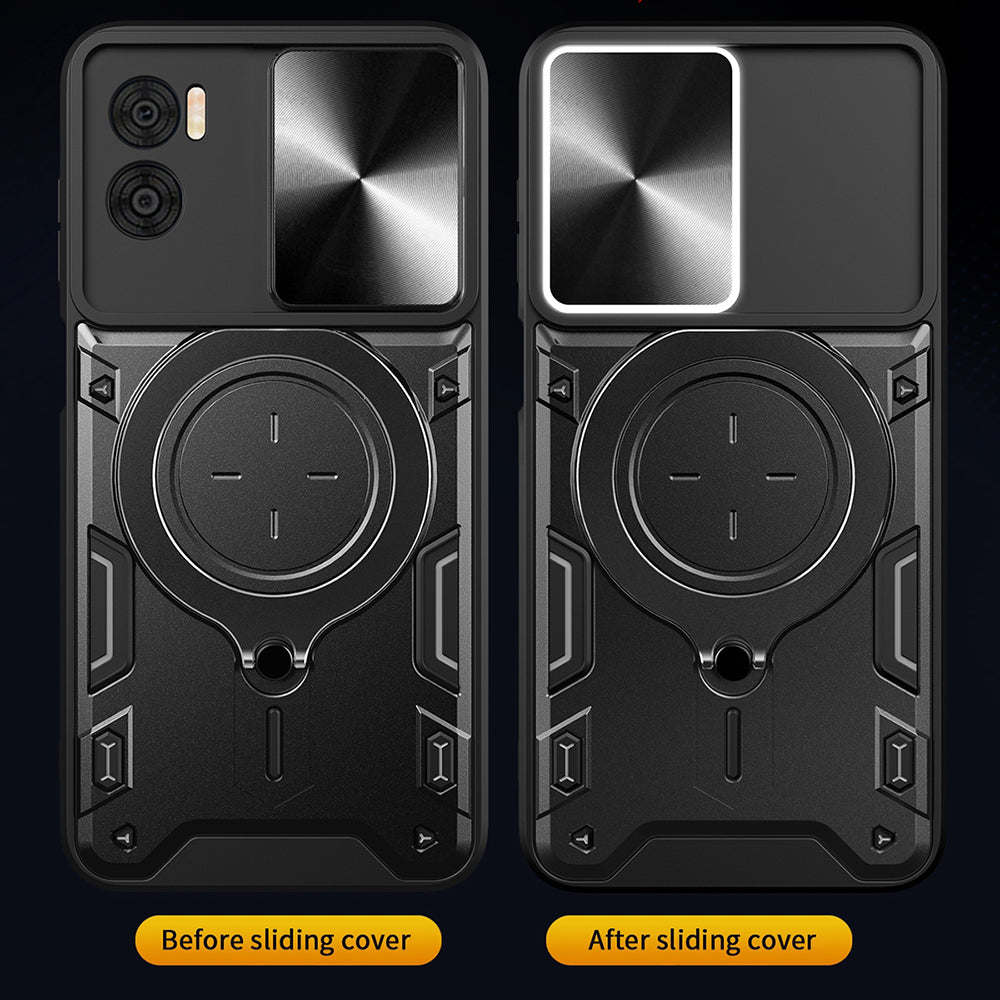 Husa de protectie Techsuit CamGuard Pro compatibil cu Motorola Moto G85, Albastru