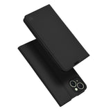 Husa de protectie Techsuit Magskin Book compatibil cu iPhone 15 Plus, Negru