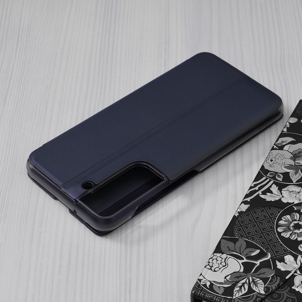 Husa de protectie Techsuit eFold Series compatibil cu Samsung Galaxy S21 FE 5G, Albastru Inchis