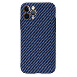 Husa de protectie Techsuit Carbonite FiberShell compatibil cu iPhone 11 Pro, Cyan
