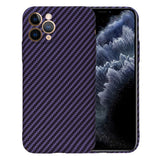 Husa de protectie Techsuit Carbonite FiberShell compatibil cu iPhone 11 Pro, Mov