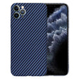 Husa de protectie Techsuit Carbonite FiberShell compatibil cu iPhone 11 Pro Max, Cyan