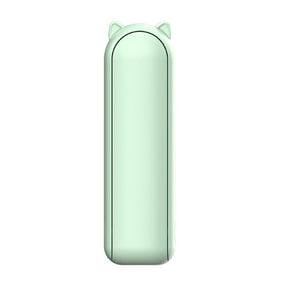 Techsuit Mini Portable Hand Fan (HZ001), 2000mAH, USB Rechargeable, 3 Speeds Adjustable, Verde