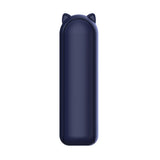 Techsuit Mini Portable Hand Fan (HZ001), 2000mAH, USB Rechargeable, 3 Speeds Adjustable, Albastru