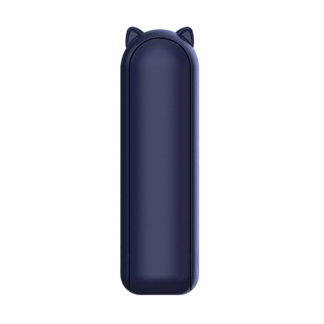 Techsuit Mini Portable Hand Fan (HZ001), 2000mAH, USB Rechargeable, 3 Speeds Adjustable, Albastru