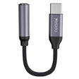 Adaptor Yesido Audio Cable Adapter (YAU19), Type-C to Jack 3.5mm, Negru
