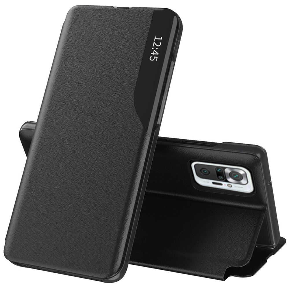 Husa de protectie Techsuit eFold Series compatibil cu Xiaomi Redmi Note 10 Pro / Note 10 Pro Max, Negru