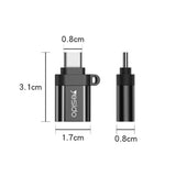 Adaptor Yesido OTG Adapter (GS06), Type-C to USB 3.0, Plug & Play, 5Gbps, Negru