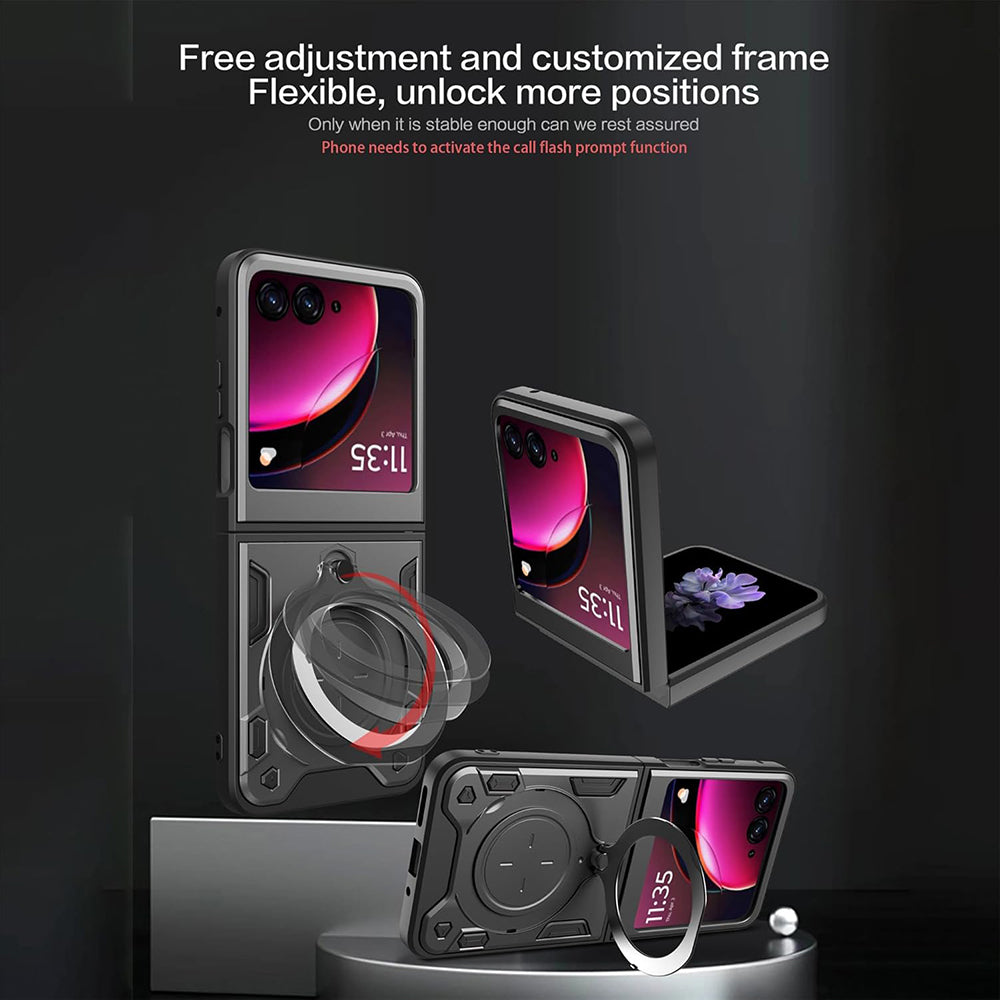 Husa de protectie Techsuit CamGuard Pro compatibil cu Motorola Razr 50 / Razr 60, Negru