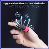 Accesoriu gaming Techsuit Mobile Gaming Finger Sleeve (FS4-04), for Peaceful Elite, King of Glory, Anti-Sweat, Roz