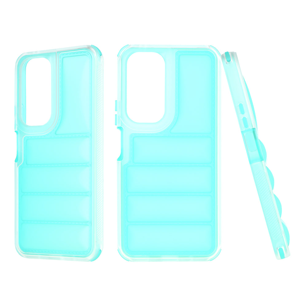 Husa de protectie Techsuit Wave Shield compatibil cu Honor 90 Lite, Turcoaz