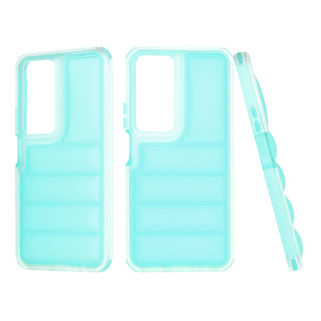 Husa de protectie Techsuit Wave Shield compatibil cu Honor X7b / X7b 5G / 90 SMART, Turcoaz
