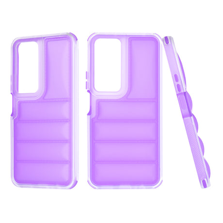 Husa de protectie Techsuit Wave Shield compatibil cu Honor X7b / X7b 5G / 90 SMART, Violet